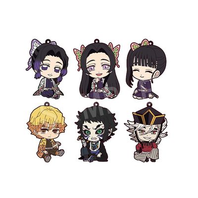 Demon Blade Flat Daughter Rubber Strap Enjoyment Chapter 1 Version Type B Box of 6