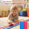 MASSRT 7-in-1 Flexible Race Track for Kids, 15 Ft, Red Blue view 4