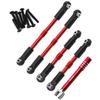 7075 Aluminium Alloy Pull Rod Links Compatible with 1/10 ARRMA Gorgon MEGA 550 2WD Fury VORTEKS RC Car (Red) view 3