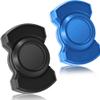 3-in-1 Fidget Spinner Toy for Adult Metal Slider Clicker Spinner Magnetic Easter Basket Stuffer for Adult Men Office Desk Toy Stress Anxiety Relief ADHD Magnet EDC Cool Gadget Gifts - Black+Blue view 1