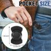 3-in-1 Fidget Spinner Toy for Adult Metal Slider Clicker Spinner Magnetic Easter Basket Stuffer for Adult Men Office Desk Toy Stress Anxiety Relief ADHD Magnet EDC Cool Gadget Gifts - Black+Blue view 2