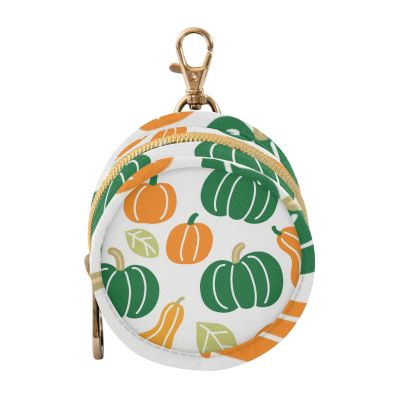 susiyo Pacifier Case Autumn Colorful Pumpkins Portable Pacifier Storage with TPU Lining