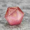 AUSPDICE Stone Dice, DND Dice with Gorgeous Case for Dungeons and Dragons Role Playing Games (TreasurePinkOpal) view 3