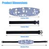 2 Pcs Baby Head Support for Car Seat, Carseat Head Support for Infant Toddler Kids Children Stroller Seat Neck Relief Head Band Sleeping Traveling (Waves and Fish) view 4