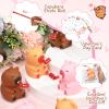 24 Set Valentines Day Gift Bulk Capybara Stress Balls Fun Relief Fidget Squeeze Toys with Positive Cards Mini Animal Desk Decor Capybara Party Favors for Office Teacher Adults (Blowers) view 3