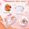 24 Set Valentines Day Gift Bulk Capybara Stress Balls Fun Relief Fidget Squeeze Toys with Positive Cards Mini Animal Desk Decor Capybara Party Favors for Office Teacher Adults(Spit Bubbles) view 3