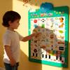 2025 New Talking Wall Chart for Kids, Touch to Learn No Screen Required, English Learning Poster with Songs, ABCs, Numbers, Animal Words & Piano, Learning Through Entertainment view 1
