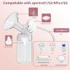10-Count Pump Parts, 6pc Duckbill Valve with Pull Tab and 4pc Membrane, Breast Pump Replacement Parts for Spectra S1 S2 9 Plus SG/Motif Luna/Cimilre/Ameda MYA Breastpumps, Replace for Spectra Parts view 2