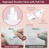 10-Count Pump Parts, 6pc Duckbill Valve with Pull Tab and 4pc Membrane, Breast Pump Replacement Parts for Spectra S1 S2 9 Plus SG/Motif Luna/Cimilre/Ameda MYA Breastpumps, Replace for Spectra Parts view 3