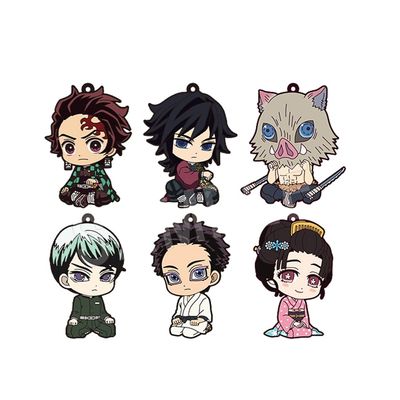 Demon Blade Flat Daughter Rubber Strap Enjoyment Chapter 1 Version Type A Box of 6