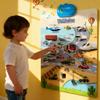 2025 New Talking Wall Chart for Kids, Touch to Learn No Screen Required, English Learning Poster with Songs, ABCs, Numbers, Animal Words & Piano, Learning Through Entertainment view 1