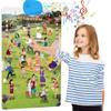 2025 New Talking Wall Chart for Kids, Touch to Learn No Screen Required, English Learning Poster with Songs, ABCs, Numbers, Animal Words & Piano, Learning Through Entertainment view 2