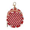 ElliTarr Pacifier Holder with Clip Pacifier Case for Diaper Bag Round Baby Pacifier Pouch Box Bag Portable Patriotic Striped Red Stars view 1
