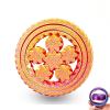 2-PCS 3D Printed Spinners Fidget Toys Adults - Stress Relief Toys for ADHD, Anxiety & Sensory Needs | Quiet Office Desk Toy & Party Favors - Birthday Goodie Bag Fillers Halloween (Red Gold) view 1