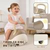 Toddler Balance Ride-On Toys, Kids Wiggle Car with Quiet PU Wheels & Anti-Tip Design for Age 1-3 view 2