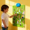 2025 New Talking Wall Chart for Kids, Touch to Learn No Screen Required, English Learning Poster with Songs, ABCs, Numbers, Animal Words & Piano, Learning Through Entertainment view 1