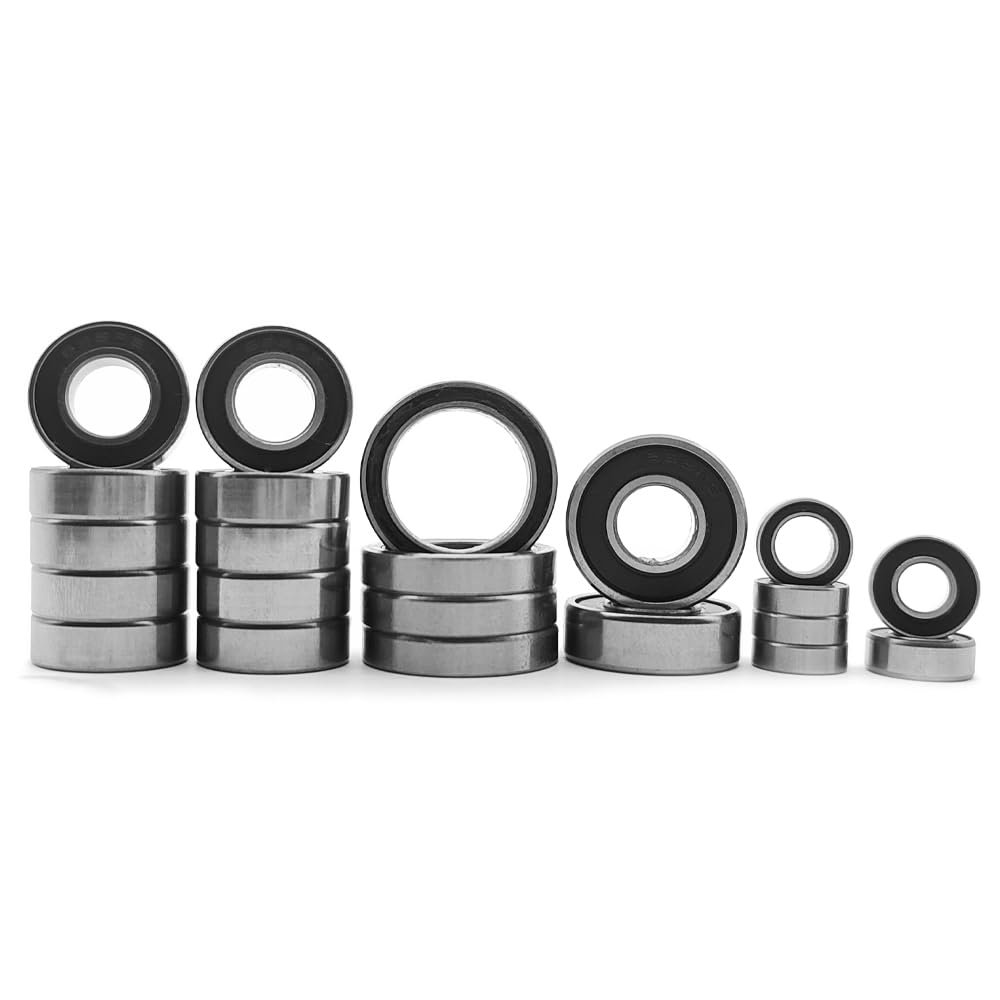 AMZRC for RC Car Arrma 6S Talion Typhon Senton Mojave Fireteam Complete Rubber Sealed Ball Bearings Kit (22 Pcs)