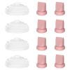12 Pack M5 Pump Parts, 8ps Red Duckbill Valves and 4pcs Silicone Diaphragm Compatible with Momcozy M5 Wearable Breast Pump, Replace for Momcozy Pump Parts, Red Valve, Diaphragm view 1