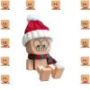 Christmas Shaking Feet Wooden Doll with 12 Magnetic Expressions  Handcrafted Figurine for Car Dashboard and Desktop Decor, Swaying Legs Add Fun and Stress Relief to Your Holidays (Style #2) view 1
