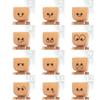 Christmas Shaking Feet Wooden Doll with 12 Magnetic Expressions  Handcrafted Figurine for Car Dashboard and Desktop Decor, Swaying Legs Add Fun and Stress Relief to Your Holidays (Style #2) view 3