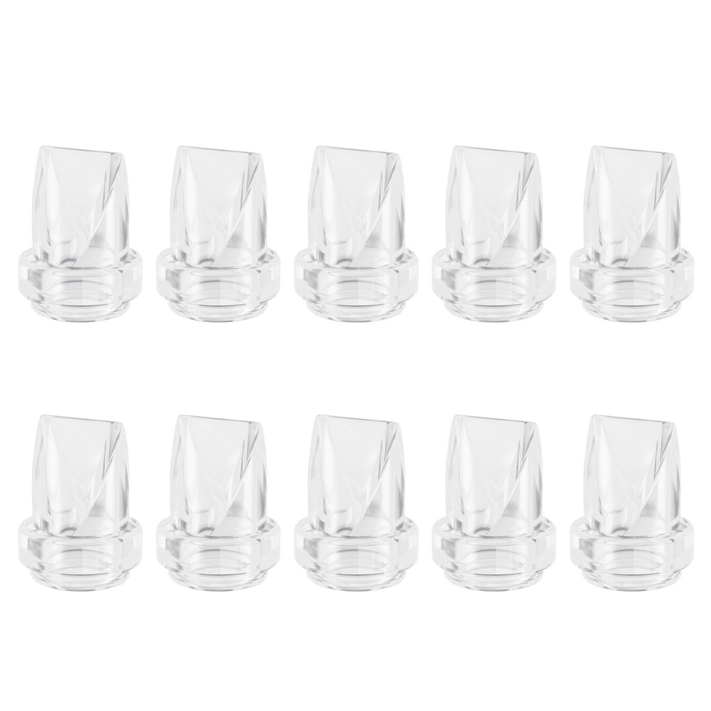 10-Counts S32 Model Duckbill Valves Compatible with eufy S1 pro/S1/E20/E10, Fit for Lansinoh Discreet Duo/Nuliie/Motif Aura Glow S32 Pump, Replace for eufy Pump Valves Parts