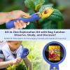 2 in 1 Kids Microscope with Bug Catcher,HD 500X Digital Microscope for Kids with 2" Screen,Photo and Video,STEM Educational Science Kit Learning Toys for Age 3-12 Girls & Boys Birthday Gifts (Blue) view 2