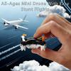 2026 New All-Ages Mini Drone With Easy Stunt Flights - 360Tricks, Beginner Friendly Stunt Flyer, Mini Drone Beginner - Special Effects 3d Rotation For Boys Girls (Black) view 2