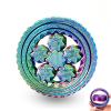 2-PCS 3D Printed Spinners Fidget Toys Adults - Stress Relief Toys for ADHD, Anxiety & Sensory Needs | Quiet Office Desk Toy & Party Favors - Birthday Goodie Bag Fillers Halloween (Red Green Blue) view 1