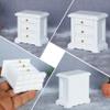1 12 Scale Dollhouse Furniture, Wooden 3-Layer Mini Bedside Table, DIY Doll House Accessories and Furniture.. view 4