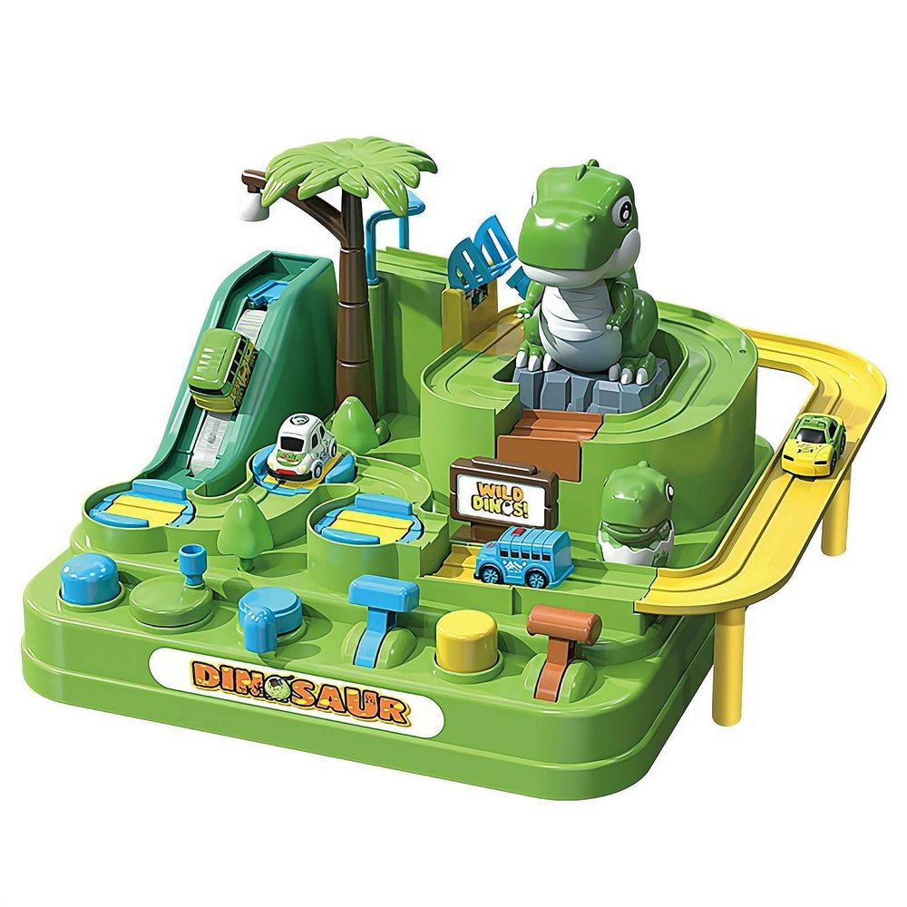 Christmas Car Track,Fun Festive Interactive Racing Game,Electric Dinosaur Climbing Tracks Slide Toy,Christmas Construction C ar Toy,Electric Car Track Set for Birthday