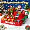 Christmas Car Track,Fun Festive Interactive Racing Game,Electric Dinosaur Climbing Tracks Slide Toy,Christmas Construction C ar Toy,Electric Car Track Set for Birthday view 2