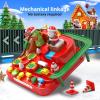 Christmas Car Track,Fun Festive Interactive Racing Game,Electric Dinosaur Climbing Tracks Slide Toy,Christmas Construction C ar Toy,Electric Car Track Set for Birthday view 3