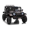 24V Ride on Car for Kids, 2 Seater Electric Truck with Parent Remote Control, Spring Suspension, 2 Speeds, LED Headlight & Music Player, Kids Electric Vehicle for Aged 3-8 Years, Black view 1
