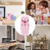 Rabbits Nesting Dolls  Wood | Russian Nesting Doll | Rabbit Wooden NES-ting Doll Handmade Cartoon Stacking Dolls for Kids Educational Stacking Playsets Boys Girls Cartoon Home Decoration Ornament view 3