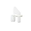 10 Pcs Nylon Pin Horns 21x11 Mm 4 Hole Compatible With RC Airplane Remote Control Electric Foam Plane Parts view 1