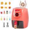 Jorzer Toy Air Fryer with 15PCS Accessories Cookies Maker Toy with Music & Lights Color Changing Foods Kitchen for Aged 3+ Kids Kitchen Set Style 2.. view 1