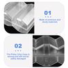 Uonlytech Portable Outdoor Poker Chip Storage Case Compartment Transparent Design Large Capacity Card and Chip Organizer Box for Poker Game Protection and Easy Classification view 3