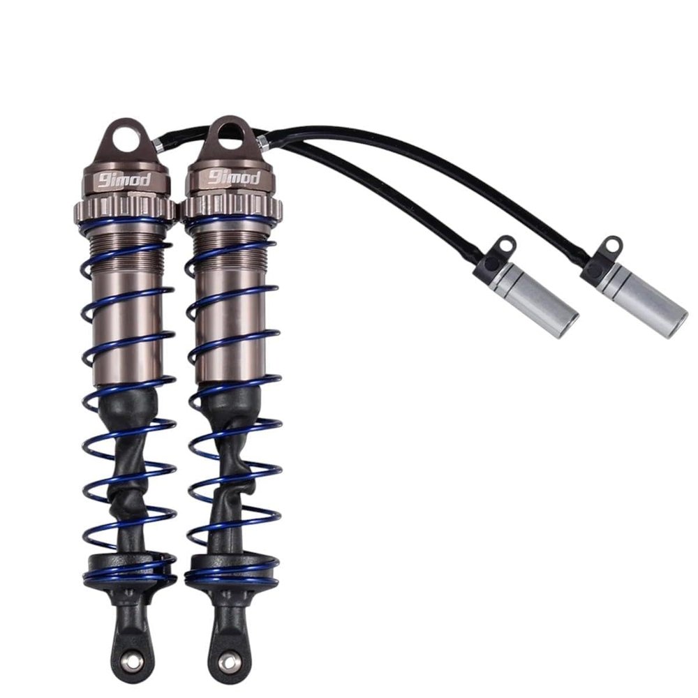 2 pcs Metal Shock Absorber RC Car Front Rear OriI Damper Kit For 1/7 DBX - 07 1/8 HSP HiPI 1/10 Axial SCX10 90046 TRX4 Replacement For OEM