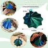 3D Printed Expanded Sensory Fidget Star,Transformable Stress Relief Finger Toy with Detachable Handle,for Office desks as a Stress-Relief Gifts,ADHD & Stress Relief (Blue Green-Detachable Handle) view 4