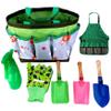 Jorzer Kids Gardening Set 7Pcs/Set Educational Toddler Gardening Includes Apron, Sprayer, Gloves, Hat, Rake, Shovels Kids Tool for Cosplay for .. view 1