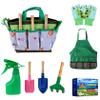 Jorzer Kids Gardening Set 7Pcs/Set Educational Toddler Gardening Includes Apron, Sprayer, Gloves, Hat, Rake, Shovels Kids Tool for Cosplay for .. view 2