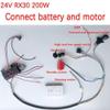 12 Volt Children Electric Car DIY Modified Wires and Switch Kit Electric Car Modification 2.4G Remote Control with Smooth Start Multiple Model Compatibility RX18 RX23 RX37(for RX30 24V A) view 2