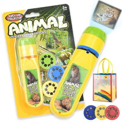 Dinosaur Projector Flashlight - Night Light Technology Toy, Portable Dinosaur Flashlight Projector with 3 Discs&24 Patterns, Dinosaur Projector Light for Kids, for Bedroom/Ceiling/Wall/Tent (Style-G)