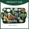 Jorzer 1 Set Felt Board for Toddlers, Animal Farm-Themed Felt Board, Foldable Quiet Book Story Sets with Portable Handle Story Activities Play Kit for Kids.. view 3