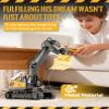 Construction Rc Set of 4 Alloy, Rc Semi Truck with Trailer and Excavator, 360 Rotation Realistic Engineering Design Remote Control Construction Vehicles Equipment with Lights and Sounds (Dump Truck) view 4