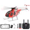 Actualia YU Xiang F119S MD500 Little Bird RC Helicopter, 1/16 Scale 9CH Flybarless Brushless GP/S & Optical Flow Helicopter, 6G/3D Flight Modes Openable Cockpit Military Aircraft Model (RTF) view 1