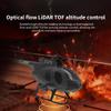 Actualia YU Xiang F119S MD500 Little Bird RC Helicopter, 1/16 Scale 9CH Flybarless Brushless GP/S & Optical Flow Helicopter, 6G/3D Flight Modes Openable Cockpit Military Aircraft Model (RTF) view 2