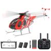 Actualia YU Xiang F119S MD500 Little Bird RC Helicopter, 1/16 Scale 9CH Flybarless Brushless GP/S & Optical Flow Helicopter, 6G/3D Flight Modes Openable Cockpit Military Aircraft Model (RTF) view 1