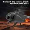 Actualia YU Xiang F119S MD500 Little Bird RC Helicopter, 1/16 Scale 9CH Flybarless Brushless GP/S & Optical Flow Helicopter, 6G/3D Flight Modes Openable Cockpit Military Aircraft Model (RTF) view 4