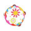 1pc Wooden Tambourine Hand Bell Drum Rattles Clap Drum Tambourine Toy Musical Percusion Instrument for Children Kid Baby (Random Color ) view 2